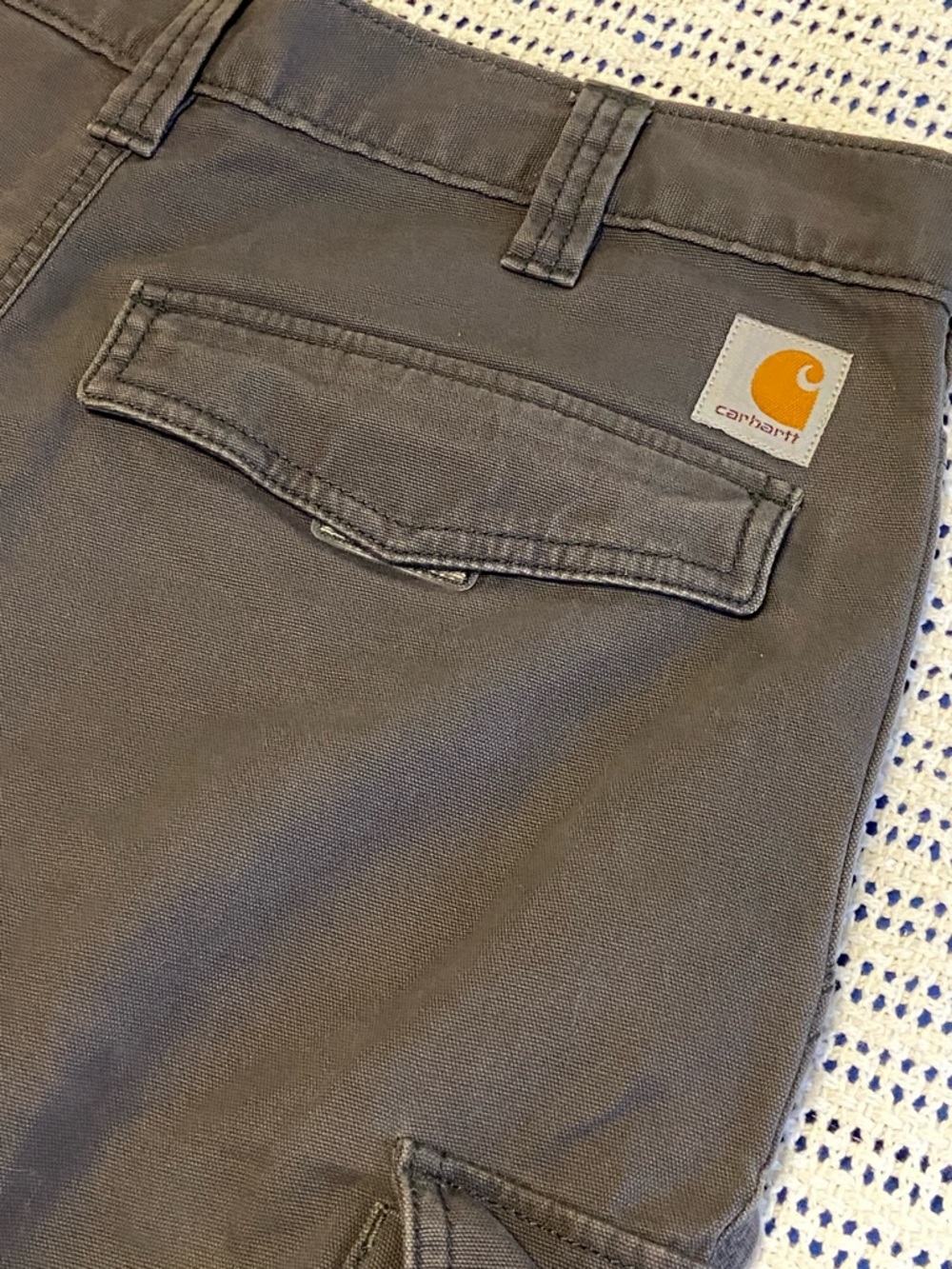 Carhartt Ruggard Flex Relaxed Fit Canvas Cargo Work pants Size 32 x 30”